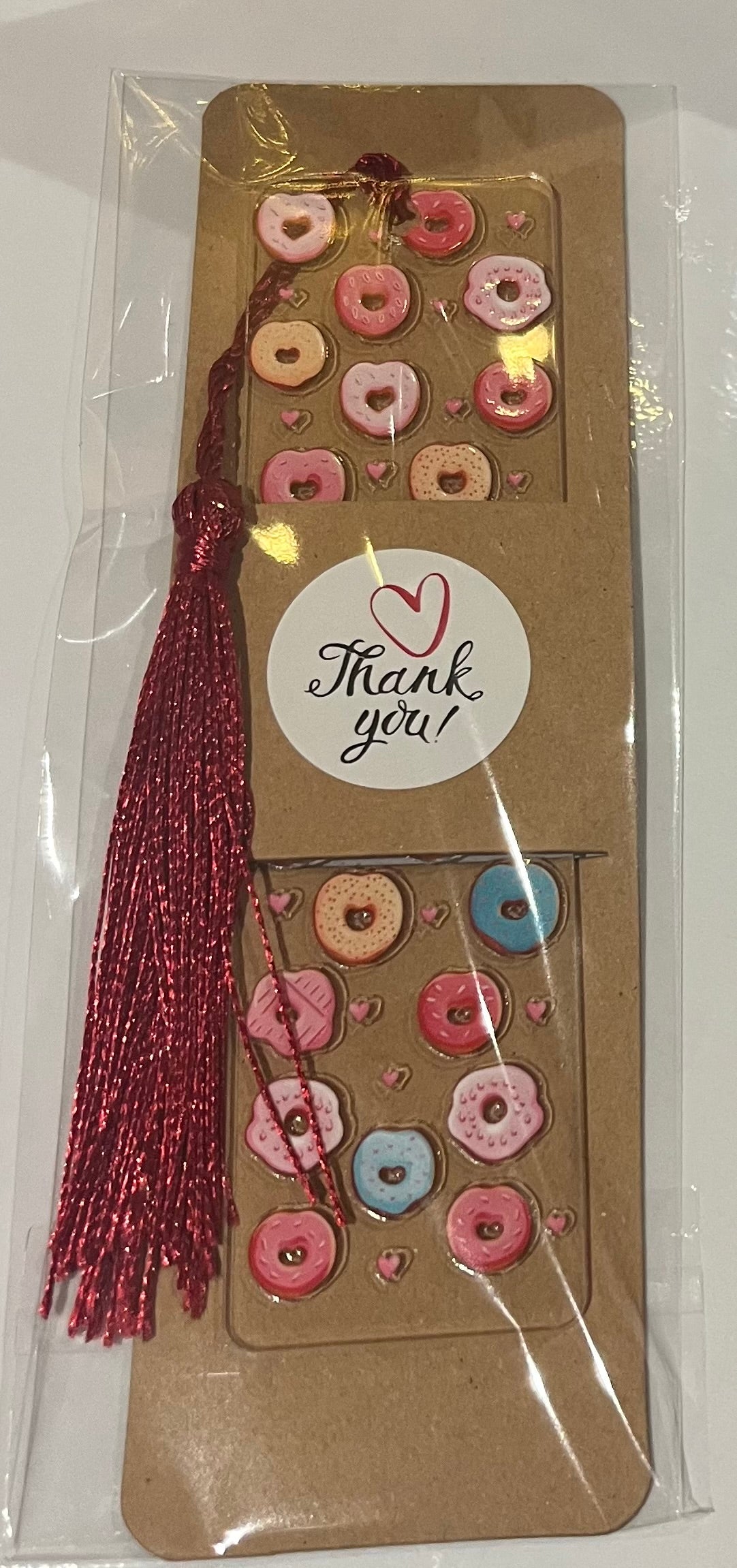 Doughnut 🍩 - Handmade Bookmark with Tassel
