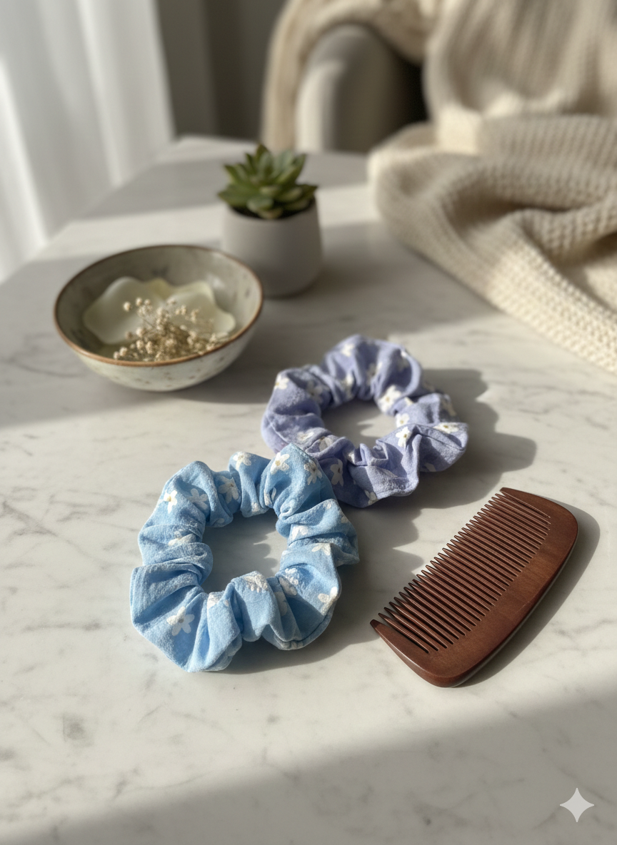 Scrunchie - Pink&Purple, Blue&Purple