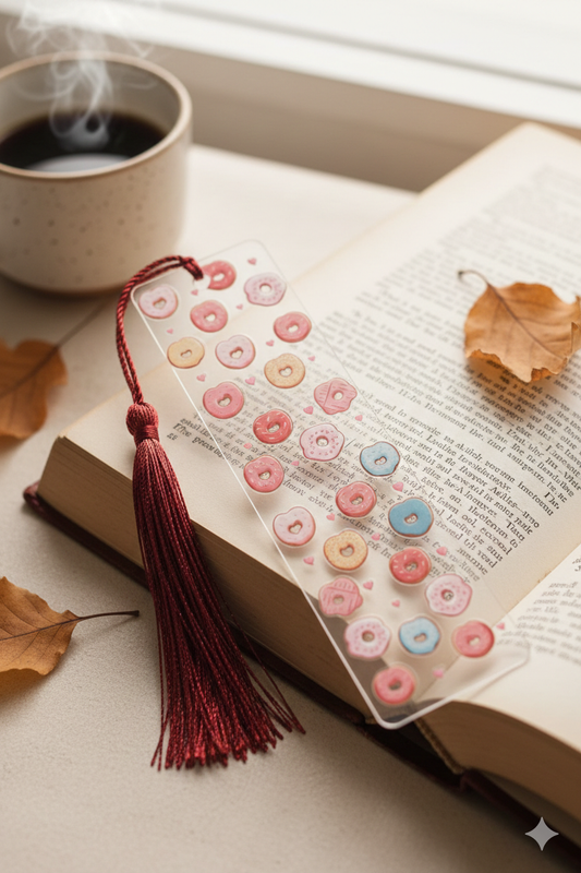 Doughnut 🍩 - Handmade Bookmark with Tassel