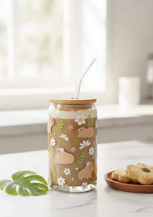 Glass Tumbler Capybara