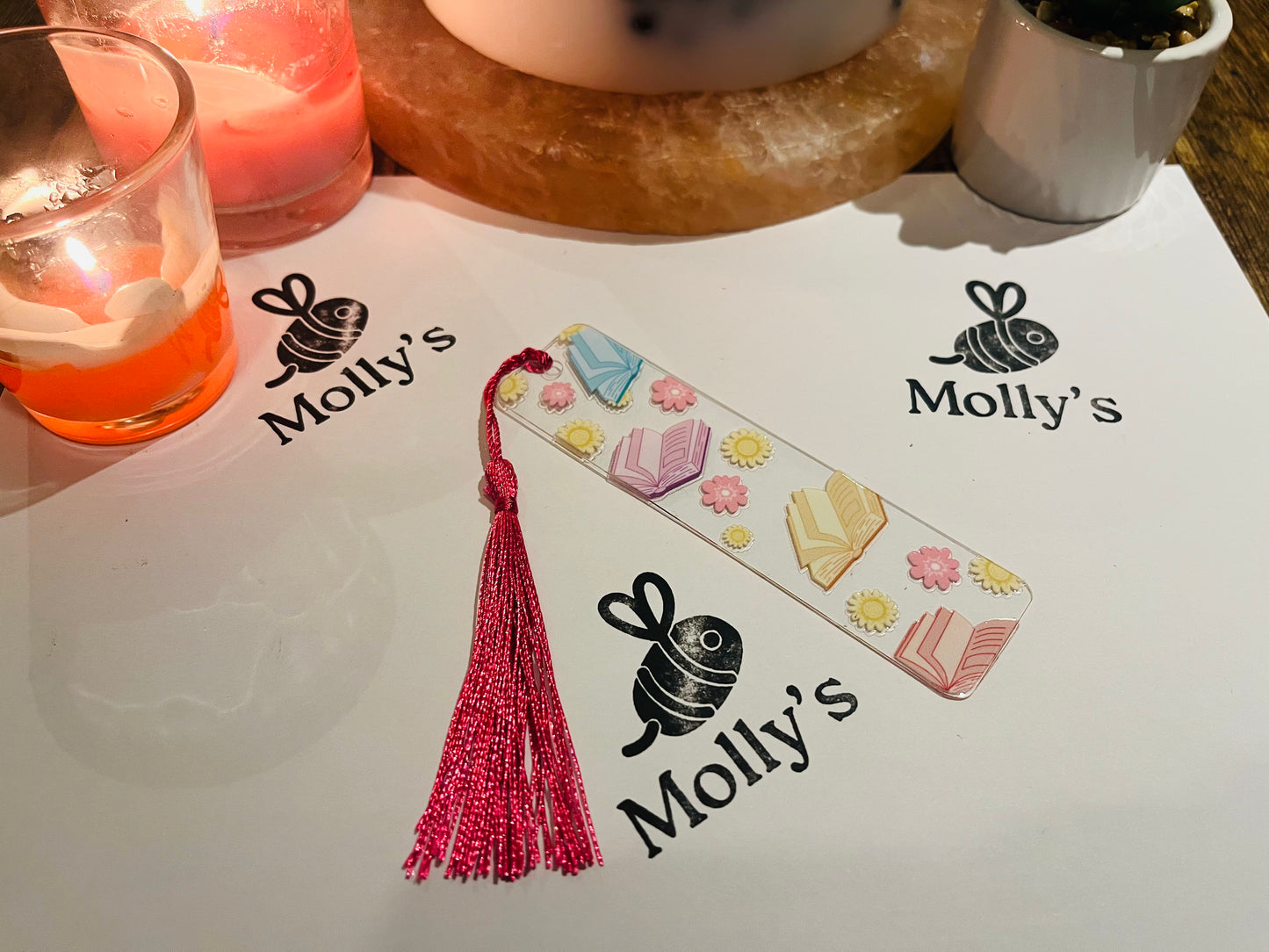 Bookmark Book - Handmade Bookmark with Tassel