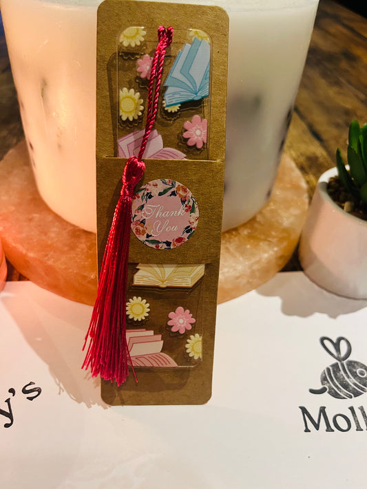 Bookmark Book - Handmade Bookmark with Tassel